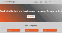 Desktop Screenshot of mobiledeveloper.net
