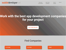Tablet Screenshot of mobiledeveloper.net